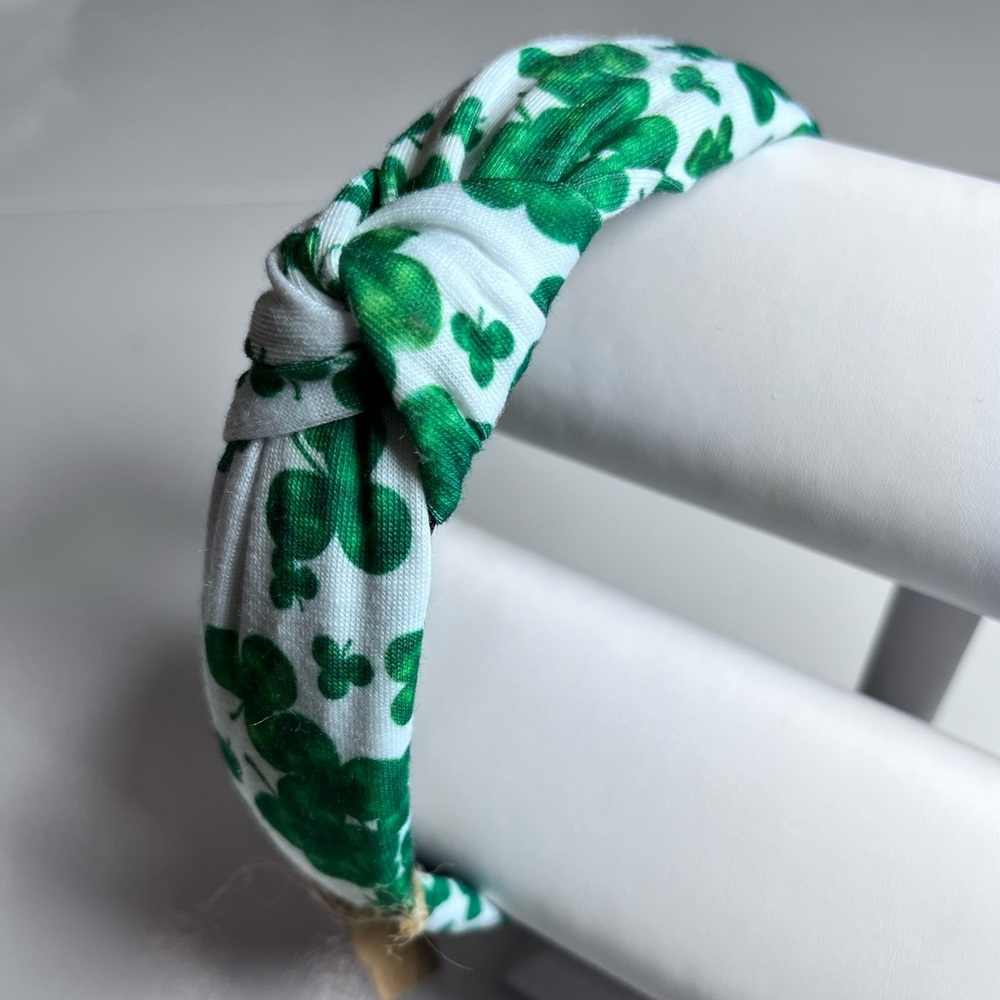 ☘️ SHAMROCK HEADBAND | Knotted Top | ST PATRICK’S Day! - Picture 1 of 10